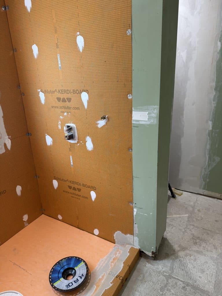 schluter bathroom renovation