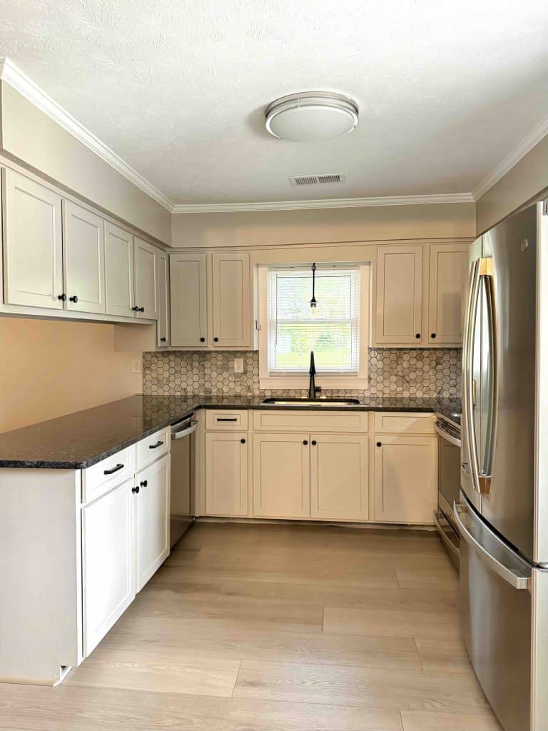 kitchen remodel modern gray